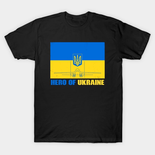 Ghost of Kyiv Hero of Ukraine T-Shirt by NicGrayTees